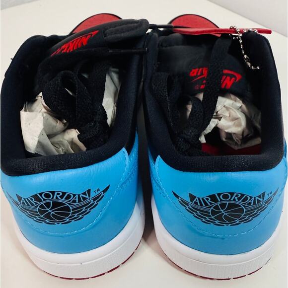 Nike AIR JORDAN 1 Retro Black/Red Women's Size 5 NEW OG Box Red Soles - Picture 3 of 9